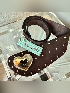 Alannah Hill studded suede belts. Med each belt cost $98. NWT